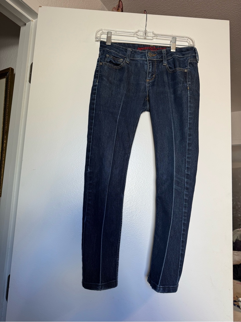 Arizona Jeans Junior 1 short ankle jeans with crease